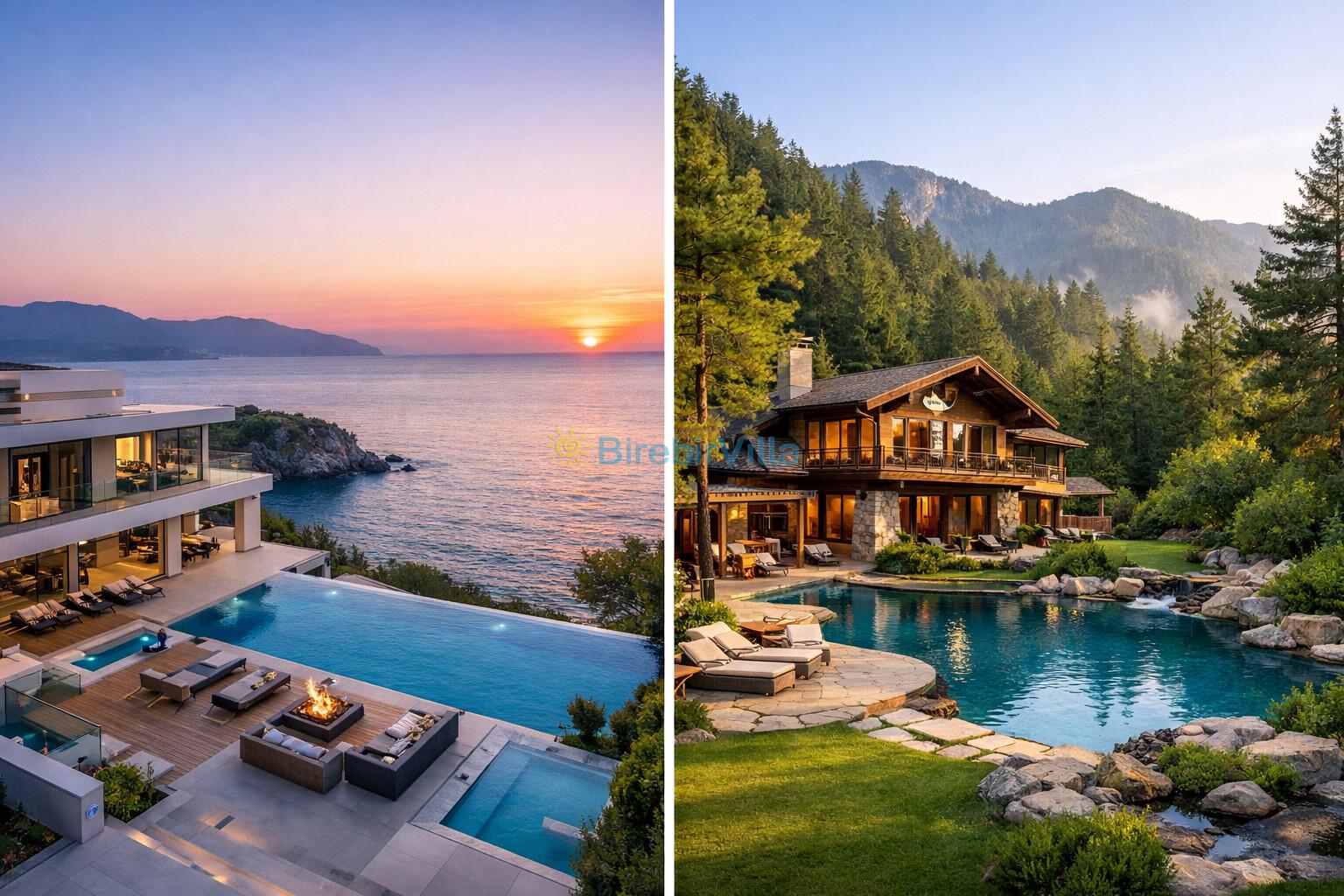 Deniz Manzaralı Villa mı Doğa İçinde Villa mı?
