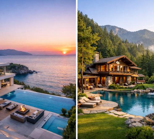 Deniz Manzaralı Villa mı Doğa İçinde Villa mı?