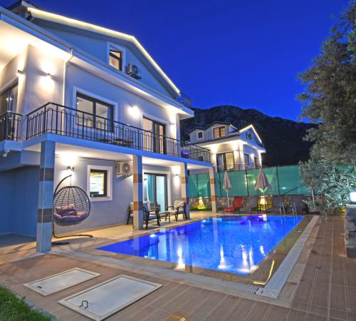 Villa Likya Dream 2, Fethiye, Ovacık'da 4 Odalı Jakuzili Kiralık Villa - Birebirvilla