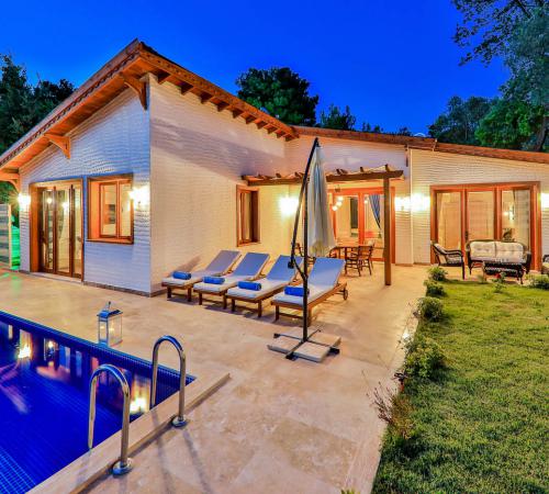 Villa Sunset Uno, Kalkan İslamlar'da 2 Odalı Korunaklı Balayı Villası - Birebirvilla