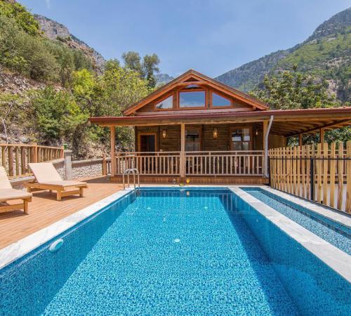 Villa Doya 3, Fethiye Ölüdeniz'de 2 Odalı Özel Havuzlu Villa - Birebirvilla