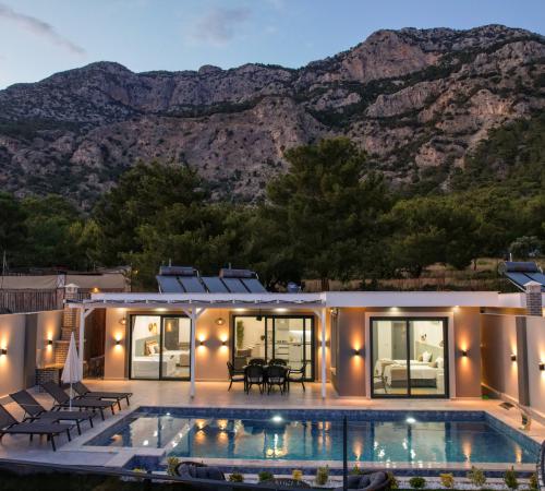 Villa Maren 1, Fethiye, Seydikemer Karadere'de 2 Odalı Muhafazakar Tatil Villası - Birebirvilla