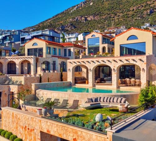 Villa Rodos, Kalkan'da 5 Odalı Lüks Kiralık Villa - Birebirvilla