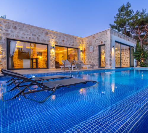 Villa Yasmin 1, Kalkan İslamlar Kapalı Havuzlu Villa - Birebirvilla